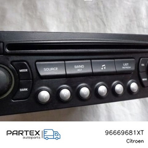 PEUGEOT 96669681XT Магнитола (радио AM/FM) в наличии Украина