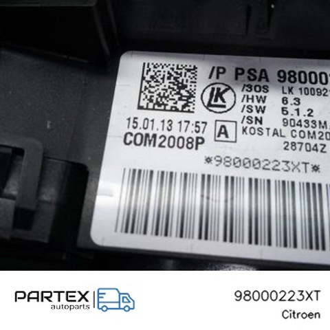 PEUGEOT 98000223XT в наличии Харьков