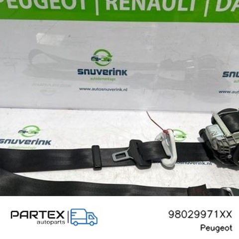 Ремень безопасности передний правый 98029971XX PEUGEOT