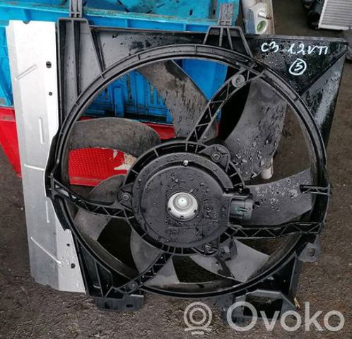 9812028580 PEUGEOT Диффузор радиатора охлаждения, в сборе с мотором и крыльчаткой купить в Павлоград
