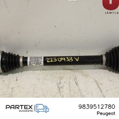 PEUGEOT 9839512780 Полуось (привод) передняя левая в наличии Черновцы