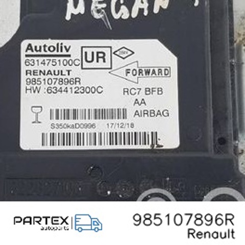 985107896R Модуль-процессор управления подушкой безопасности (ЭБУ AIRBAG) купить Житомир