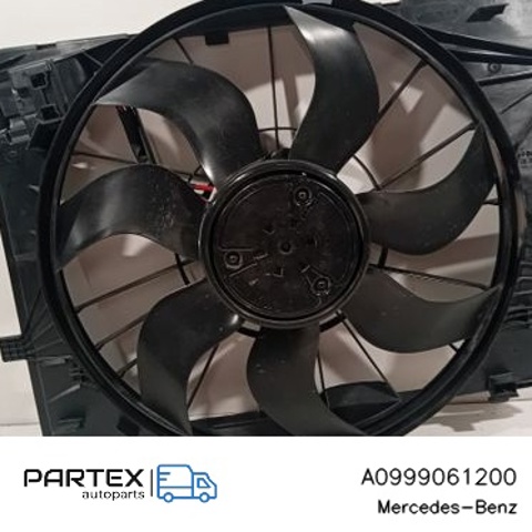 A0999061200 MERCEDES Диффузор радиатора охлаждения, в сборе с мотором и крыльчаткой купить в Сумы