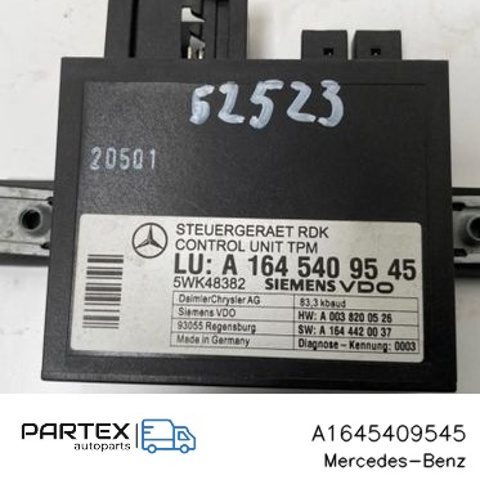 Блок системы контроля давления в шинах A1645409545 MERCEDES
