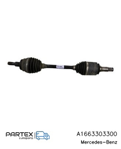MERCEDES A1663303300 Полуось (привод) передняя левая в наличии Кривой Рог