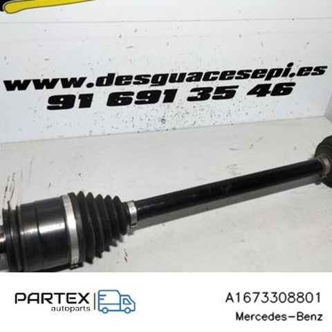 Привод передний правый A1673308801 MERCEDES