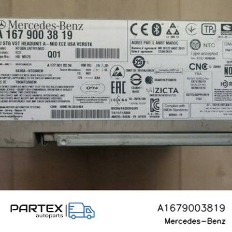 MERCEDES A1679003819 в наличии Черновцы