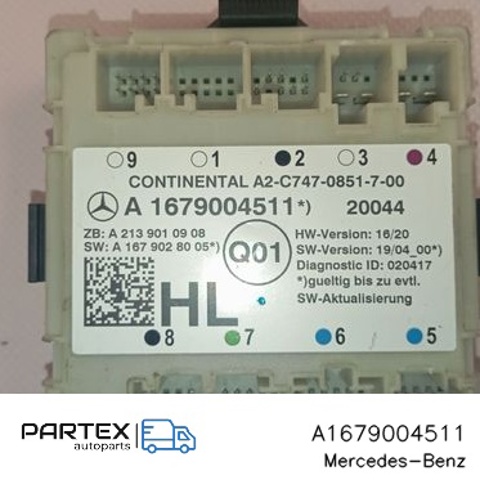 A1679004511 MERCEDES Блок комфорта задней двери купить в Черкассы