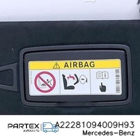 A22281094009H93 MERCEDES Козырек солнцезащитный купить в Львов