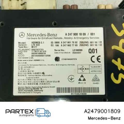 MERCEDES A2479001809 в наличии Запорожье