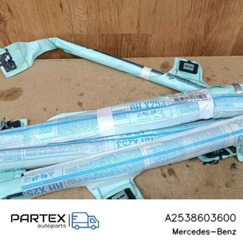 MERCEDES A2538603600 Подушка безопасности (AIRBAG) шторка боковая правая в наличии Житомир