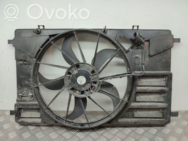 FORD BK218C607BB Диффузор радиатора охлаждения, в сборе с мотором и крыльчаткой в наличии Киев