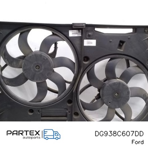 DG938C607DD FORD Диффузор радиатора охлаждения, в сборе с мотором и крыльчаткой купить в Харьков