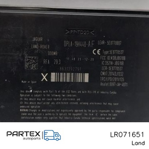 LAND ROVER LR071651 в наличии Полтава