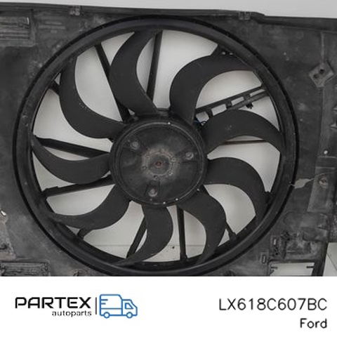 LX618C607BC Диффузор радиатора охлаждения, в сборе с мотором и крыльчаткой купить Харьков