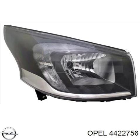 Вставка фары правой 4422756 OPEL