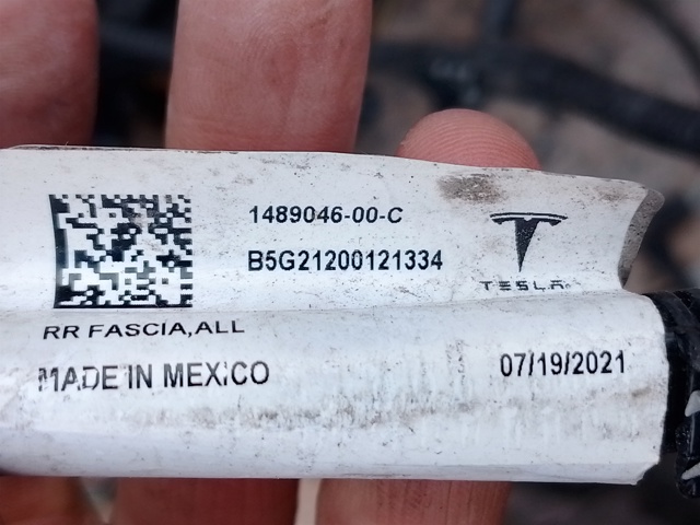 Кабель/провод парктроника бампера, заднего 148904600C TESLA