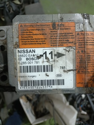 Модуль-процессор управления подушкой безопасности (ЭБУ AIRBAG) 98820EA51C NISSAN