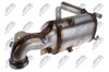Filtro de partículas do sistema dos gases de escape Fiat 500 312
