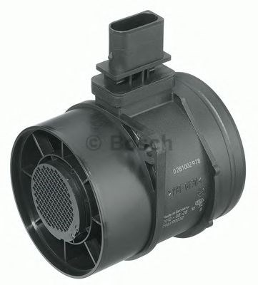 Sensor de fluxo (consumo) de ar, medidor de consumo M.A.F. - (Mass Airflow) 0281002978 Bosch