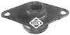 Coxim (suporte) dianteiro de motor 02898 METALCAUCHO