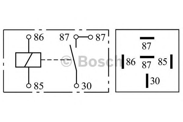 Relê de pisca-pisca 0332019203 Bosch