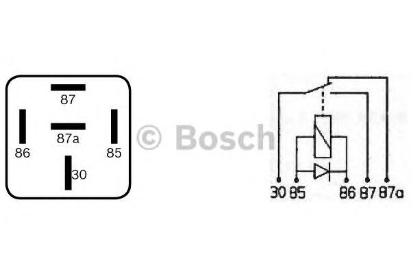 Relê de pisca-pisca 0332209204 Bosch