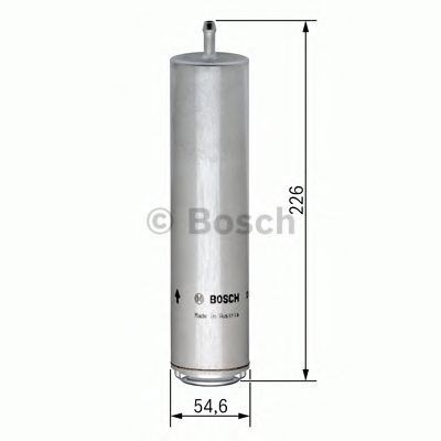 N6457 Filtro de tubo de combustão 0450906457