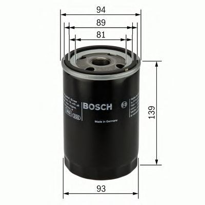 Filtro de óleo 0451104064 Bosch