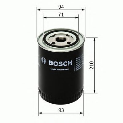 Filtro de óleo 0451105067 Bosch