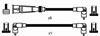 Fios de alta voltagem, kit 0516 NGK