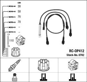 Juego de cables rc-op412 0782