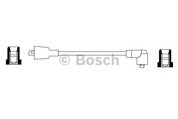 Fio central de alta voltagem 0986356046 Bosch