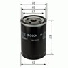 Filtro de óleo 0986452000 BOSCH