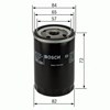 Filtro de óleo 0986452019 BOSCH