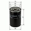 Filtro de óleo 0986452058 BOSCH