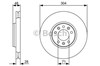 Disco do freio dianteiro 0986479380 BOSCH