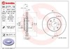 Disco do freio dianteiro 09C17111 BREMBO