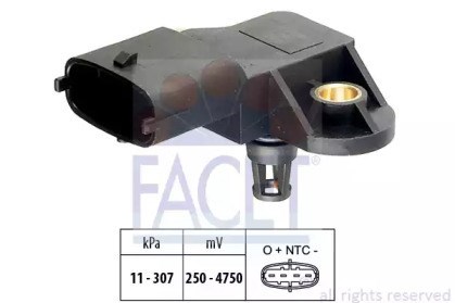 Sensor de pressão para opel astra g fastback (t98) (2000-2005) 2.0 dti 16v (f08,f48) e 20 dth 103082