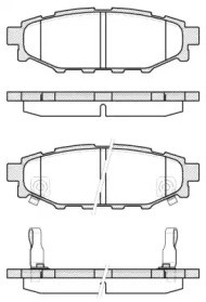 Pastilha de freio Subaru Foreste(R) (sh_) 113612