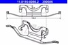 Kit de molas de fixação de sapatas de disco traseiras 11811600862 ATE