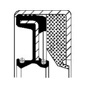 Sensor de temperatura do fluido de esfriamento (de ativação de ventilador do radiador) 12012107B Corteco