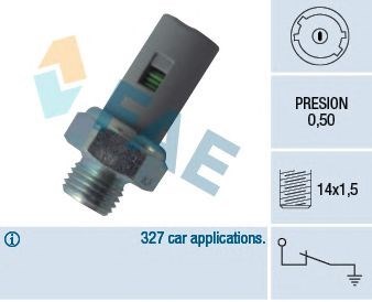 Sensor de pressão de óleo movano/master 1.5-2.5 dti 97- 12636