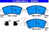 Sapatas do freio dianteiras de disco 13046056032 ATE