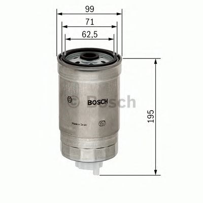 N4402 Caixa de filtro de combustível 1457434402