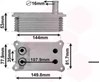 Radiador de óleo (frigorífico), debaixo de filtro 18013705 VAN WEZEL