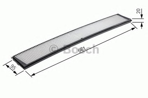 Filtro de habitáculo 1987432336 Bosch