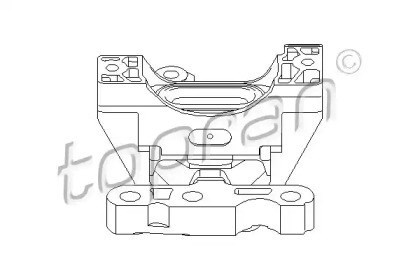 Coxim (suporte) direito de motor 206573 Hans Pries (Topran)