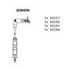 Fios de alta voltagem, kit 223H200 BREMI