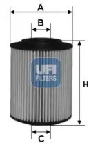Caixa do filtro de óleo 2507500 UFI